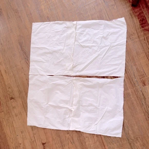 TAHARI King Size Pillow Shams - Velvet Neutral Chinoiserie Paisley Damask - Picture 9 of 13